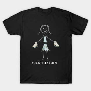 Funny Womens Ice Skating Girl Figure Skater T-Shirt